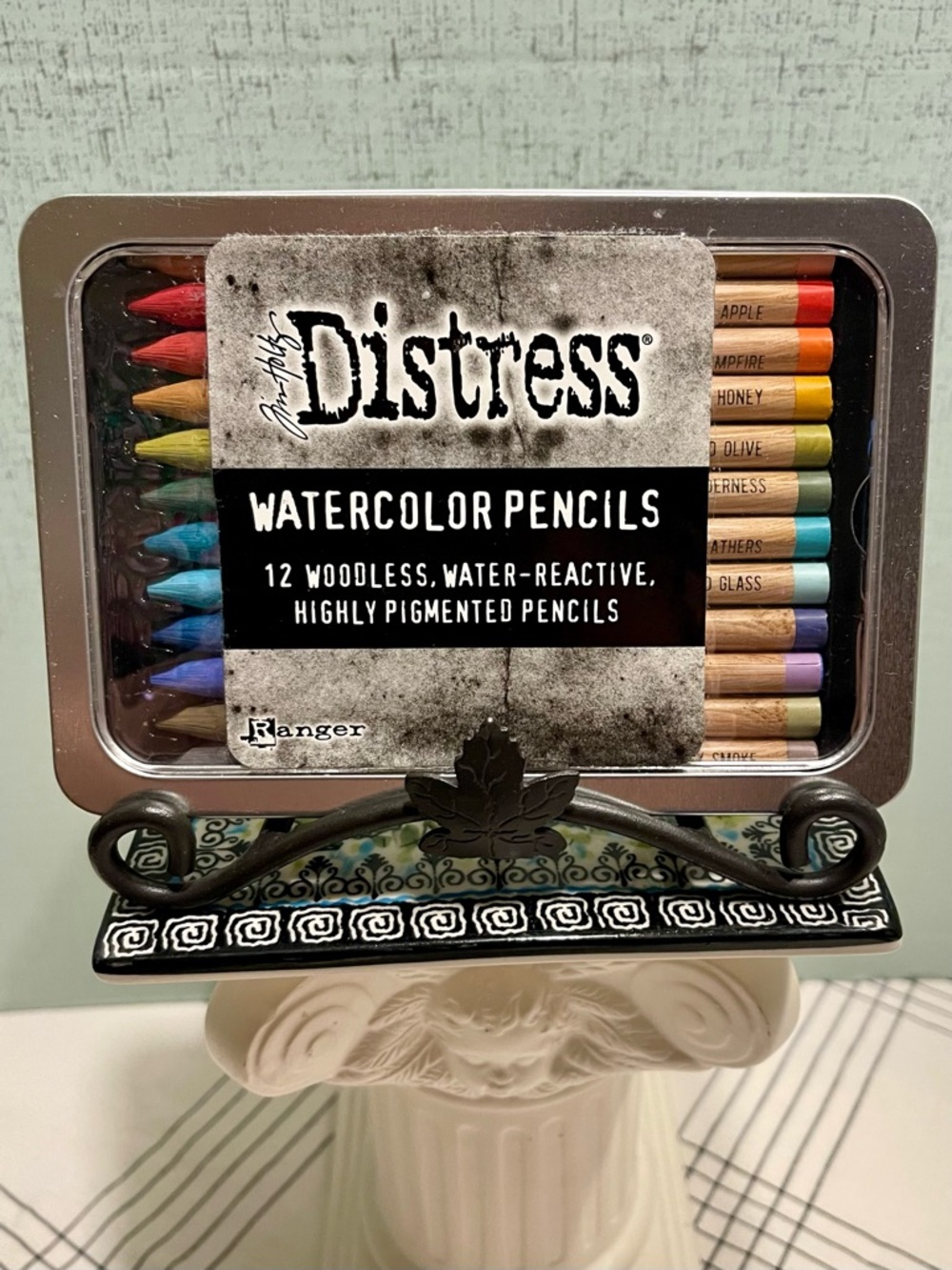 TIM HOLTZ Distress Watercolor Pencils - 12 Multicolor SET THREE - NEW IN PACKAGE